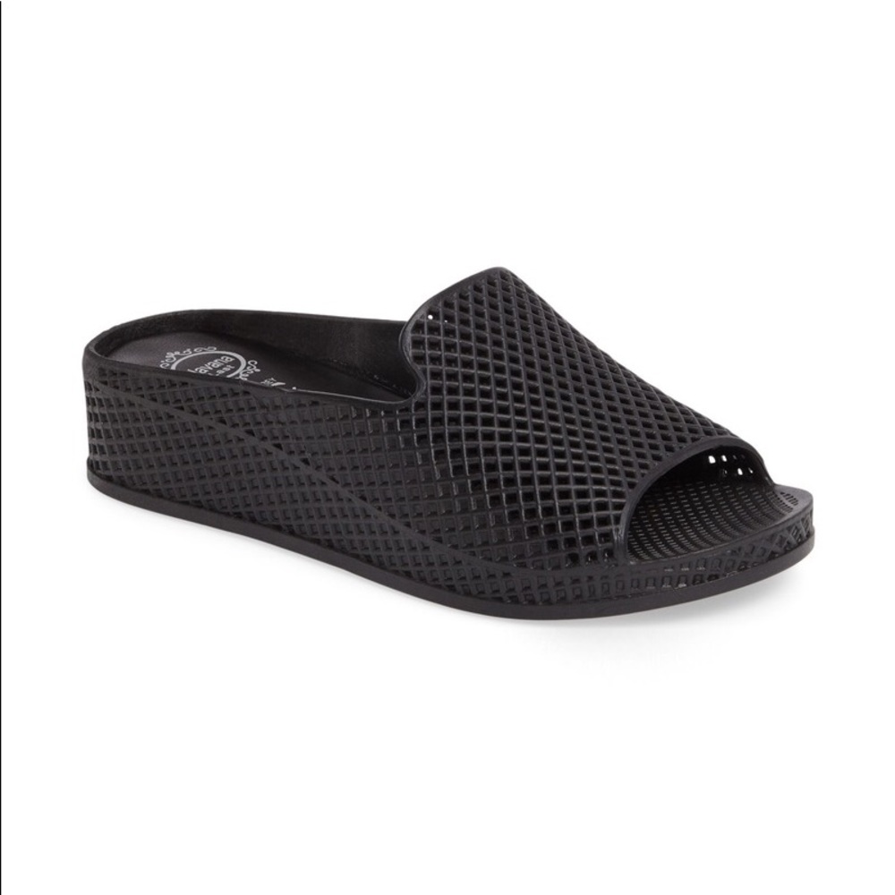 Jeffrey Campbell Black Fling 2 Sandals Sz 6